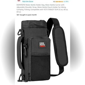 Water bottle in insulator